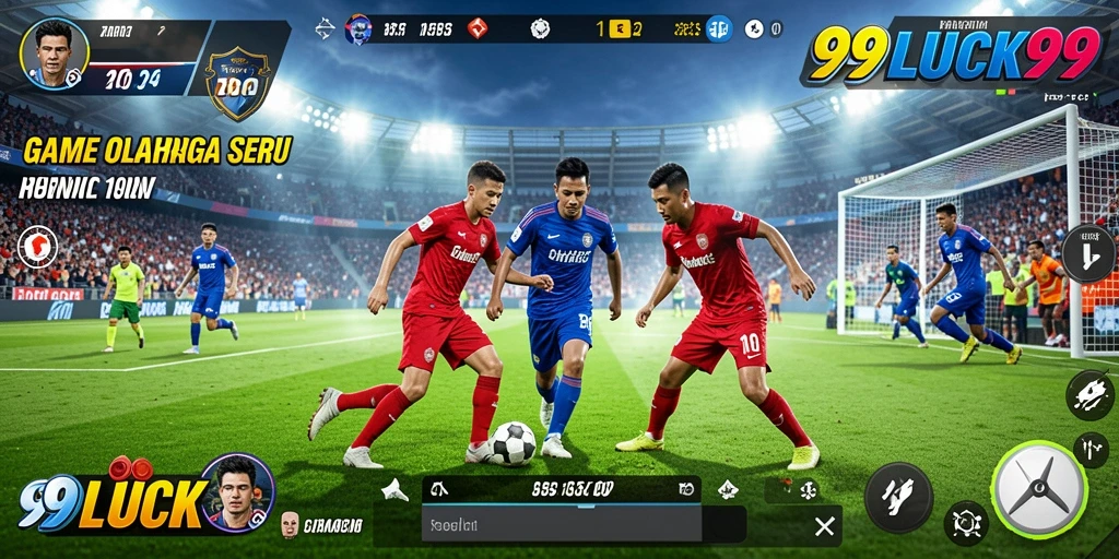 Tangkapan layar gameplay 99LUCK99 menunjukkan aksi olahraga yang mendebarkan.