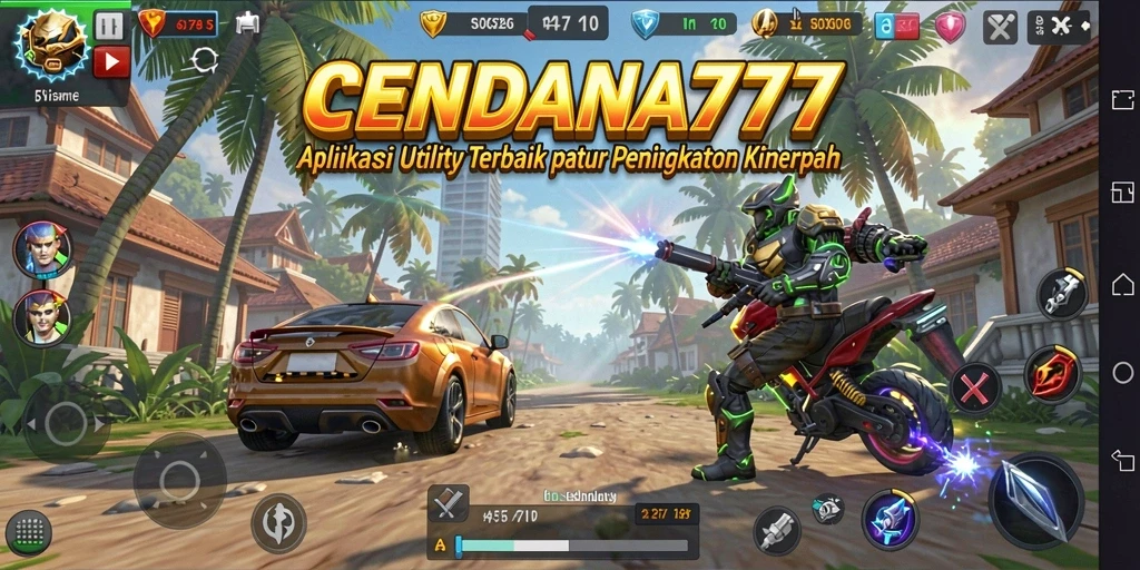 Tampilan antarmuka pengguna CENDANA777 yang intuitif dan modern.