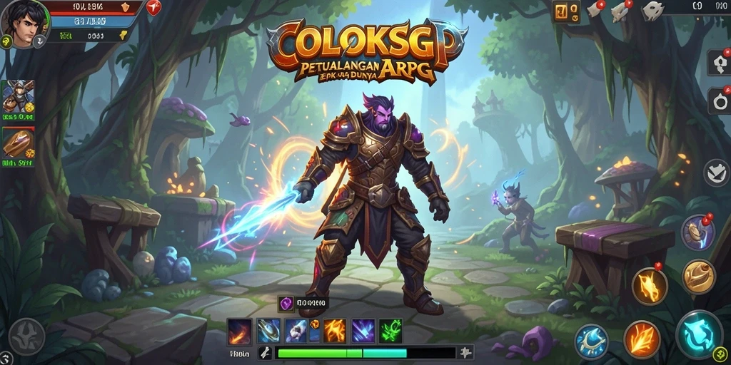 Tampilan gameplay ARPG COLOKSGP yang menarik dan mendebarkan.