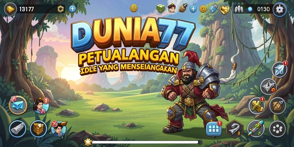Screenshot gameplay DUNIA77 yang menarik dan penuh petualangan.