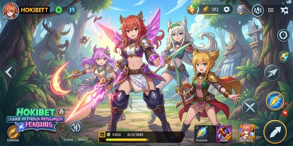 Tampilan gameplay HOKIBET yang menakjubkan dan interaktif.