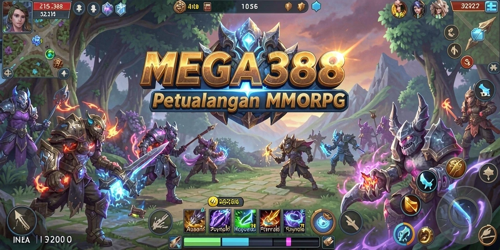 Gameplay <strong>MEGA388</strong> yang epik dan mendebarkan dalam dunia MMORPG.