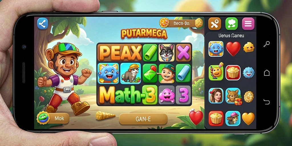 Screenshot utama PUTARMEGA dengan gameplay yang seru.