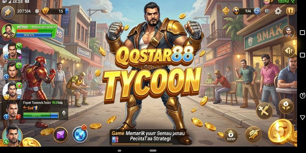 Gameplay seru dan manajemen bisnis yang mendebarkan.