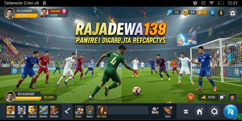 Screenshot gameplay RAJADEWA138 yang menampilkan aksi olahraga seru.