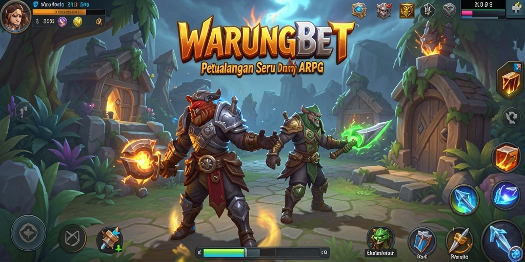 Tampilan gameplay seru dalam dunia ARPG WARUNGBET.
