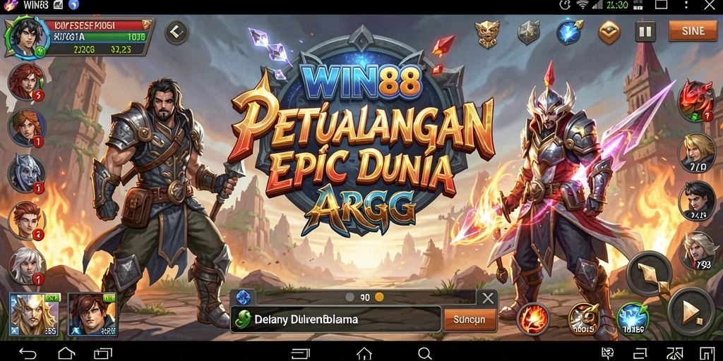 Tangkapan layar gameplay yang menunjukkan aksi ARPG yang seru.